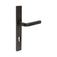CRES Door Furniture Dark Bronze / Multi Point Lock Set CRES - CR-104 Dark Bronze Multi Point Backplate Door Handle