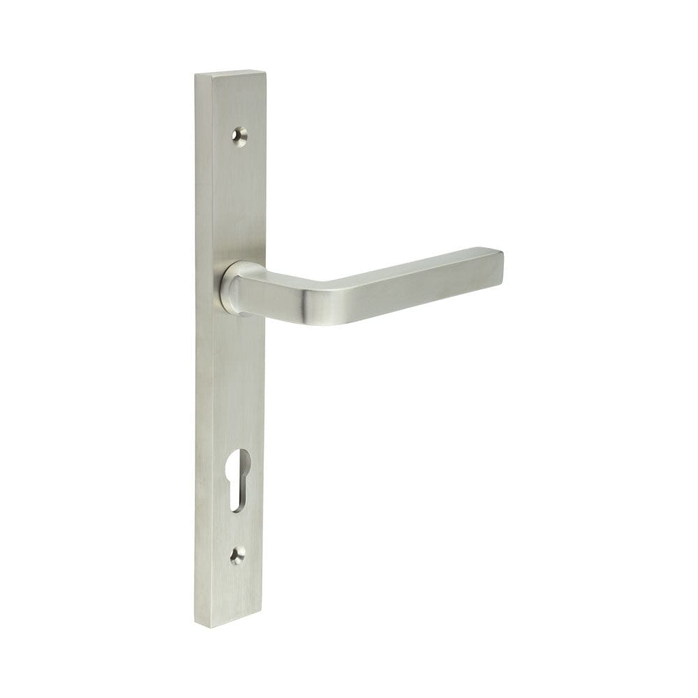 CRES Door Furniture Satin Stainless Steel / Multi Point Lock Set CRES - CR-104 Satin Stainless Steel Multi Point Backplate Door Handle