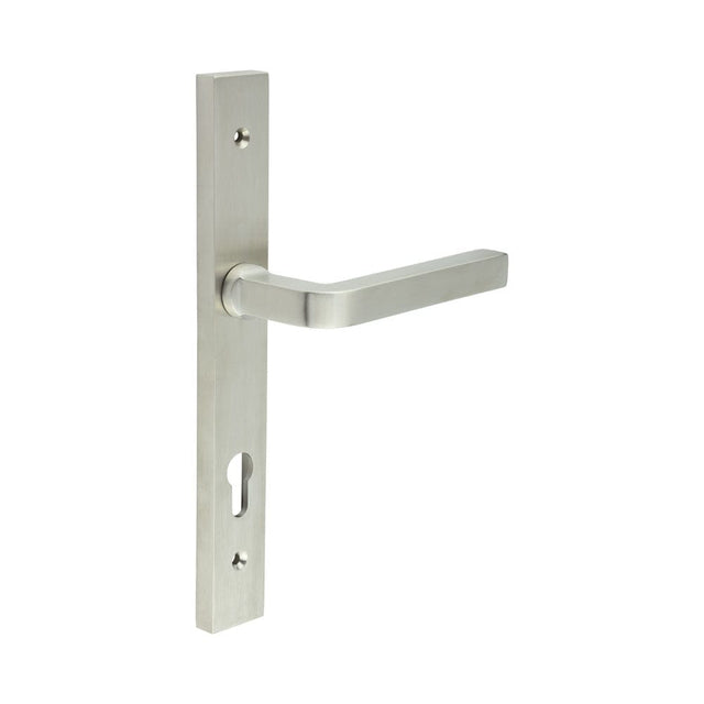 CRES Door Furniture Satin Stainless Steel / Multi Point Lock Set CRES - CR-104 Satin Stainless Steel Multi Point Backplate Door Handle