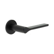 CRES Door Furniture Black / Round Rose / Fixed Dead Rose CRES - CR-105 Black Fixed Dead Round Rose Door Handle