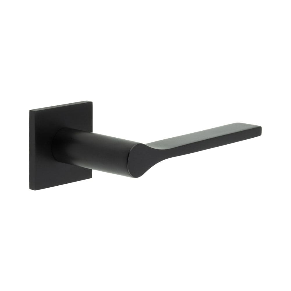 CRES Door Furniture Black / Square Rose / Fixed Dead Rose CRES - CR-105 Black Fixed Dead Square Rose Door Handle