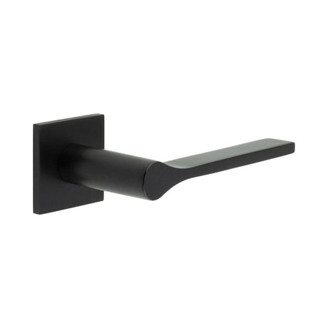 CRES Door Furniture Black / Square Rose / Fixed Dead Rose CRES - CR-105 Black Fixed Dead Square Rose Door Handle