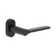 CRES Door Furniture Black / Multi Point Handles on Rose CRES - CR-105 Black Multi Point Oval Rose Door Handle