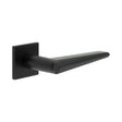 CRES Door Furniture Black / Square Rose / Unsprung Rose CRES - CR-107 Black Unsprung Square Rose Door Handle