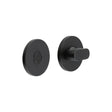 CRES Door Furniture Black / No CRES - CR-801 Black Thumb Turn & Lock Round Rose