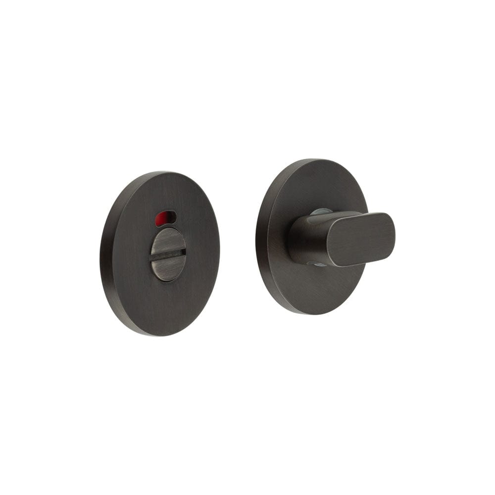 CRES Door Furniture Dark Bronze / Yes CRES - CR-801 Dark Bronze Thumb Turn & Lock Round Rose w/ Indicator