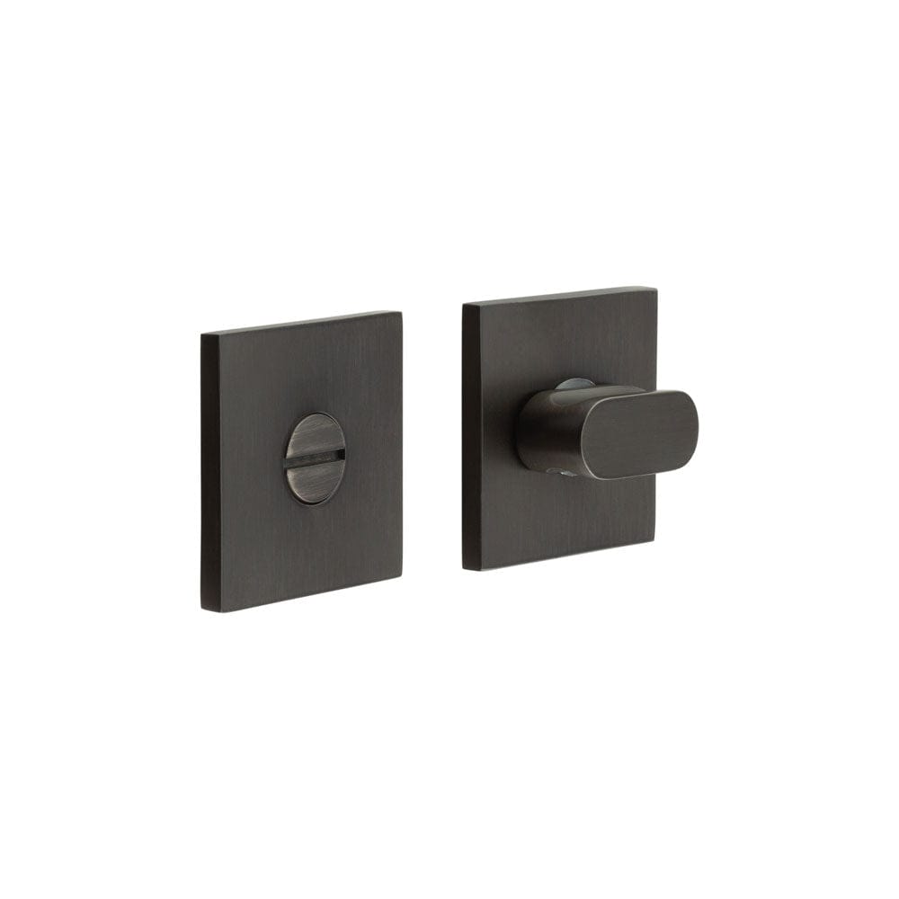 CRES Door Furniture Dark Bronze / No CRES - CR-801 Dark Bronze Thumb Turn & Lock Square Rose