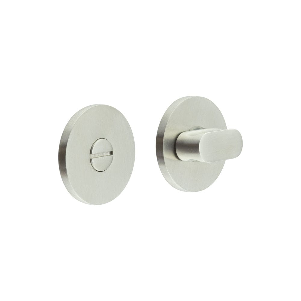CRES Door Furniture Satin Stainless Steel / No CRES - CR-801 Satin Stainless Steel Thumb Turn & Lock Round Rose