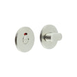 CRES Door Furniture Satin Stainless Steel / Yes CRES - CR-801 Satin Stainless Steel Thumb Turn & Lock Round Rose w/ Indicator