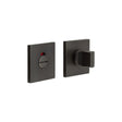 CRES Door Furniture Dark Bronze / Yes CRES - CR-802 Dark Bronze Thumb Turn & Lock Square Rose w/ Indicator