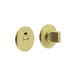 CRES Door Furniture Satin Brass / Yes CRES - CR-802 Satin Brass Thumb Turn & Lock Round Rose w/ Indicator