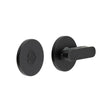 CRES Door Furniture Black / No CRES - CR-803 Black Thumb Turn & Lock Round Rose
