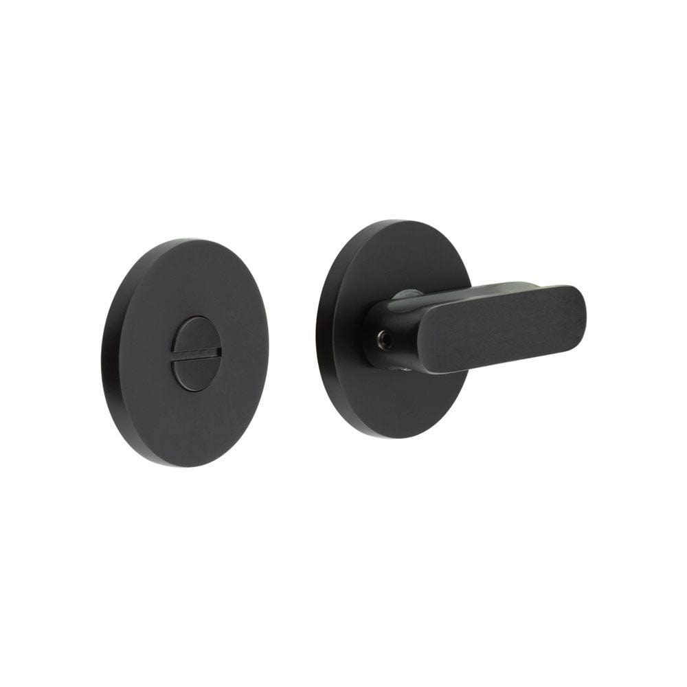 CRES Door Furniture Black / No CRES - CR-803 Black Thumb Turn & Lock Round Rose