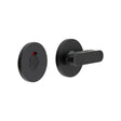CRES Door Furniture Black / Yes CRES - CR-803 Black Thumb Turn & Lock Round Rose w/ Indicator