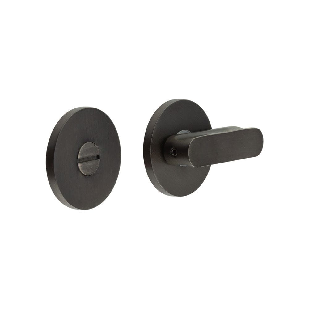 CRES Door Furniture Dark Bronze / No CRES - CR-803 Dark Bronze Thumb Turn & Lock Round Rose
