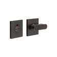 CRES Door Furniture Dark Bronze / Yes CRES - CR-803 Dark Bronze Thumb Turn & Lock Square Rose w/ Indicator