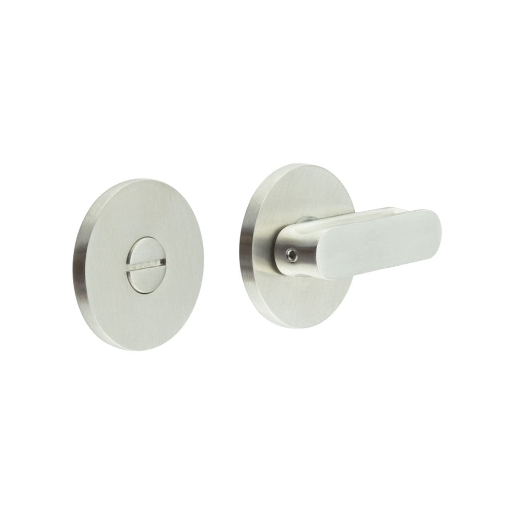 CRES Door Furniture Satin Stainless Steel / No CRES - CR-803 Satin Stainless Steel Thumb Turn & Lock Round Rose