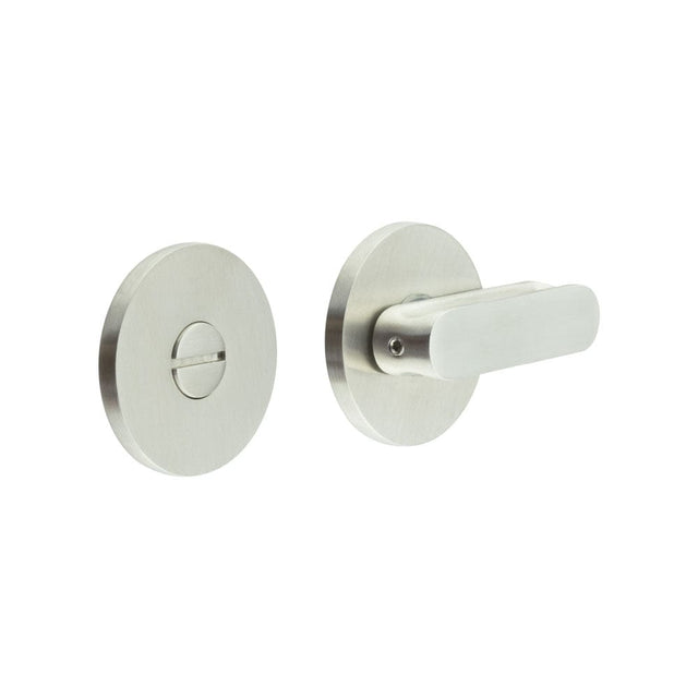 CRES Door Furniture Satin Stainless Steel / No CRES - CR-803 Satin Stainless Steel Thumb Turn & Lock Round Rose