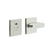 CRES Door Furniture Satin Stainless Steel / Yes CRES - CR-803 Satin Stainless Steel Thumb Turn & Lock Square Rose w/ Indicator