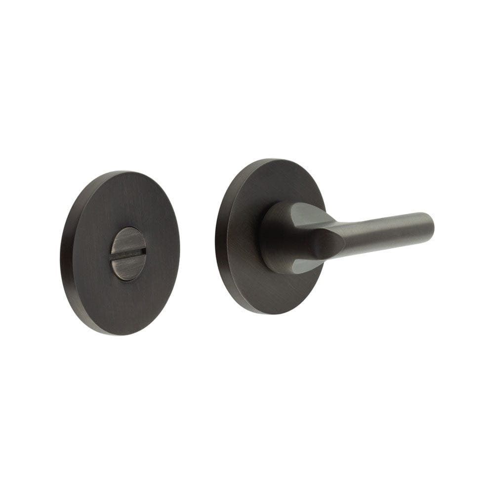 CRES Door Furniture Dark Bronze / No CRES - CR-804 Dark Bronze Thumb Turn & Lock Round Rose