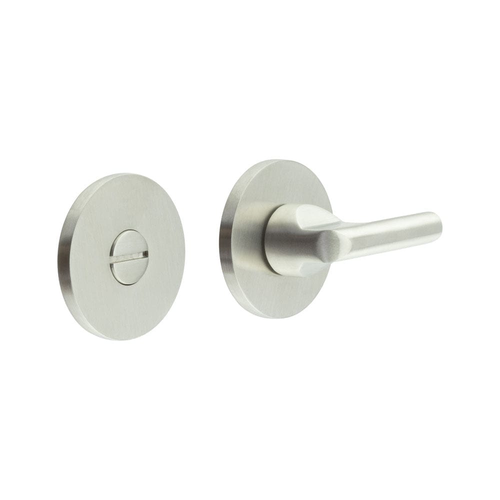 CRES Door Furniture Satin Stainless Steel / No CRES - CR-804 Satin Stainless Steel Thumb Turn & Lock Round Rose