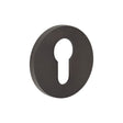 CRES Door Furniture Dark Bronze / Euro Profile Escutcheons CRES - CR-S10 Dark Bronze Euro Keyway Round Rose Escutcheon