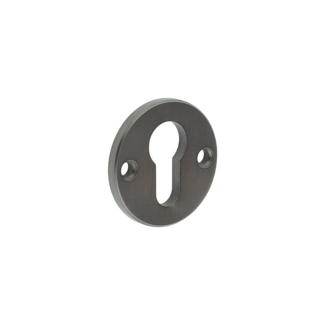 CRES Door Furniture Dark Bronze / Euro Profile Escutcheons CRES - Dark Bronze Euro Escutcheon Face Fixed