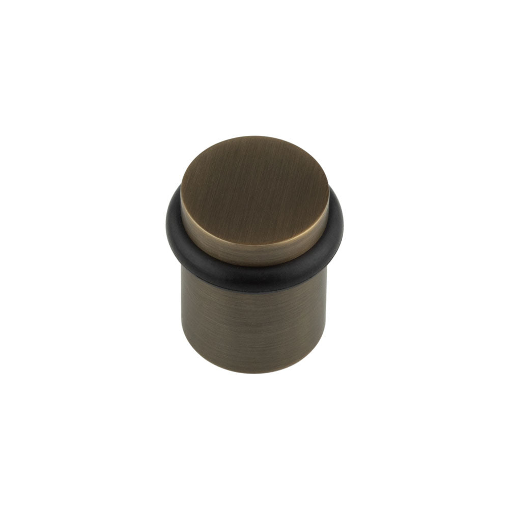 High quality image of CRES - Antique Brass Floor Door Stop Sku. CRES2001AB