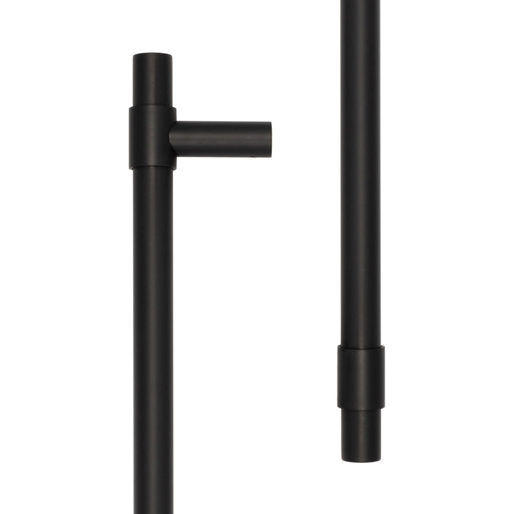 High quality image of CRES - 425mm Bolt Through Black T-Bar Pull Handle Sku. CRES3001MB