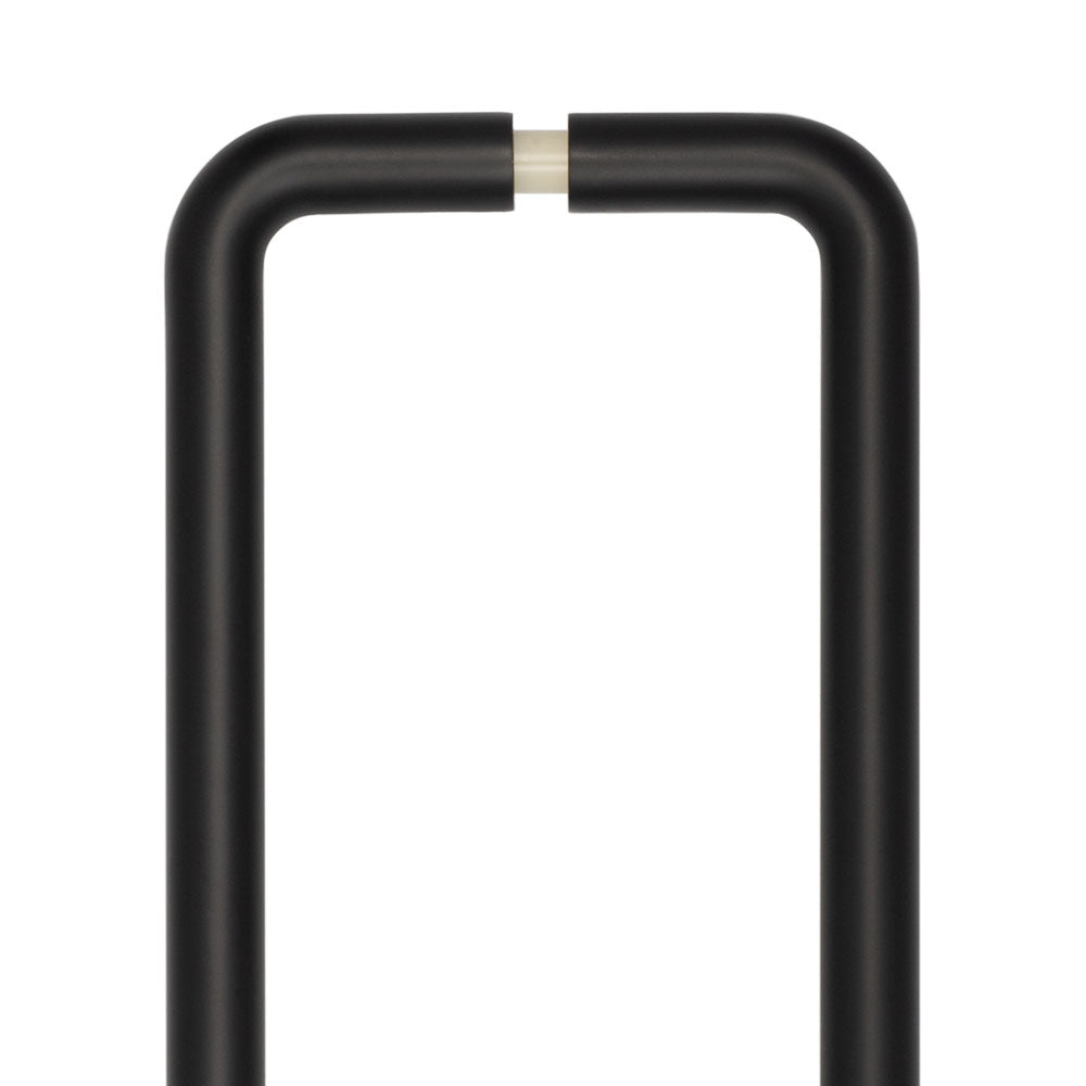 High quality image of CRES - 425mm Back to Back Black D Shape Pull Handle Sku. CRES3002MBB2B