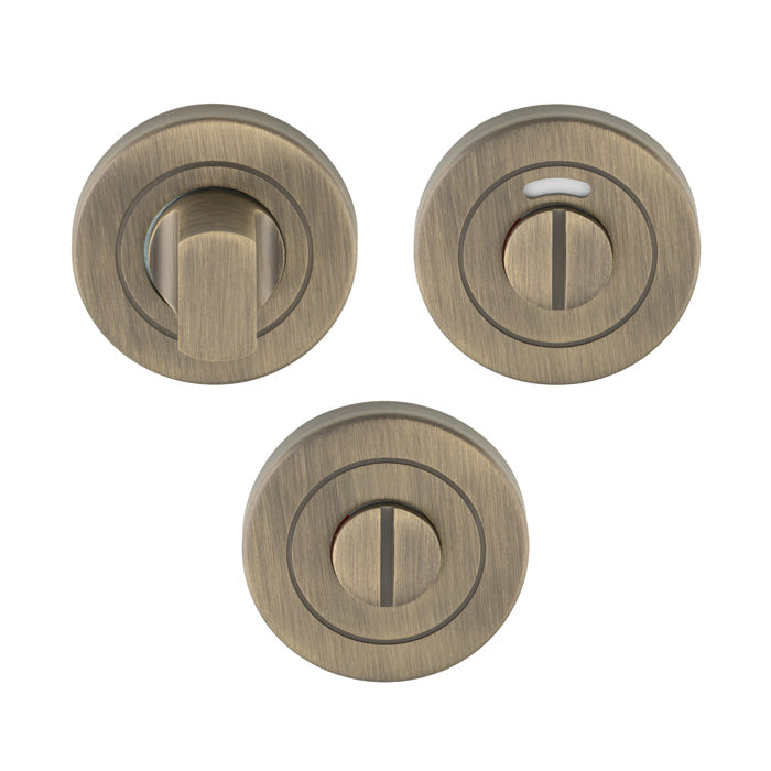 High quality image of Eurospec - Thumbturn and Release - Antique Brass | Sku. cst1015ab | Trade Door Handles.