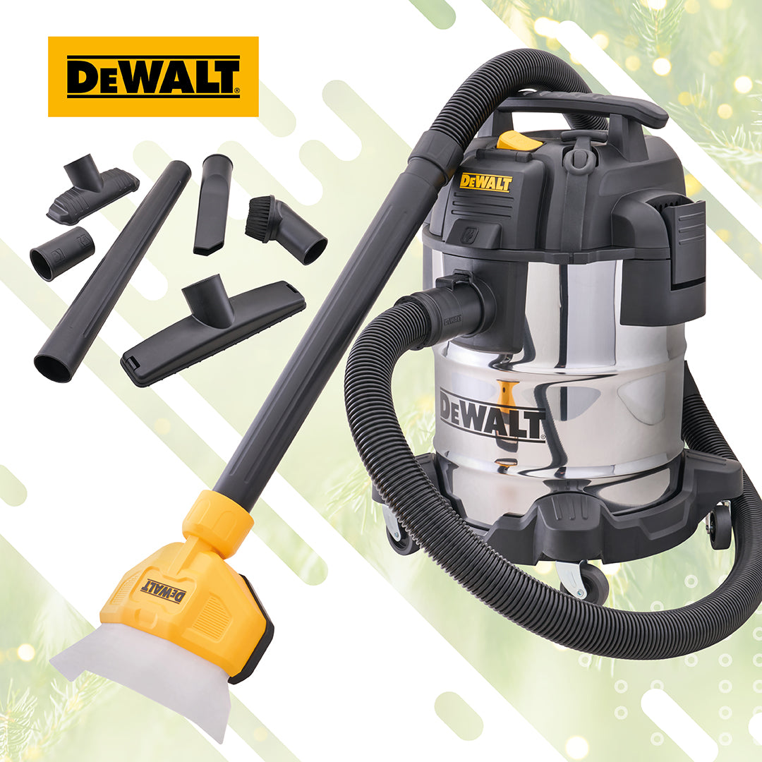 DeWalt 25L Stainless Steel Wet & Dry Vacuum with Dust Collector
