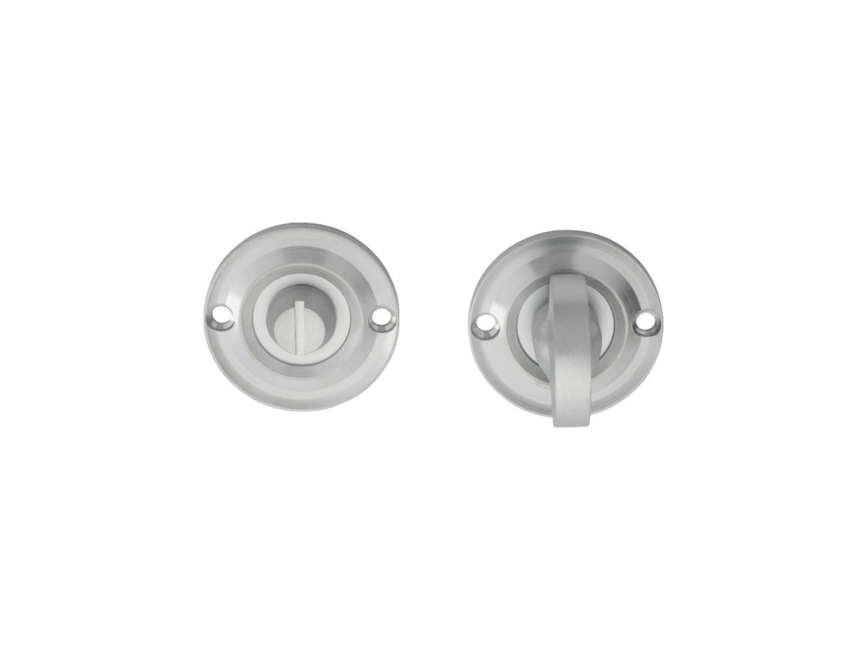 High quality image of Carlisle Brass - Delamain Small Turn and Release - Satin Chrome | Sku. dk13sc | Trade Door Handles.