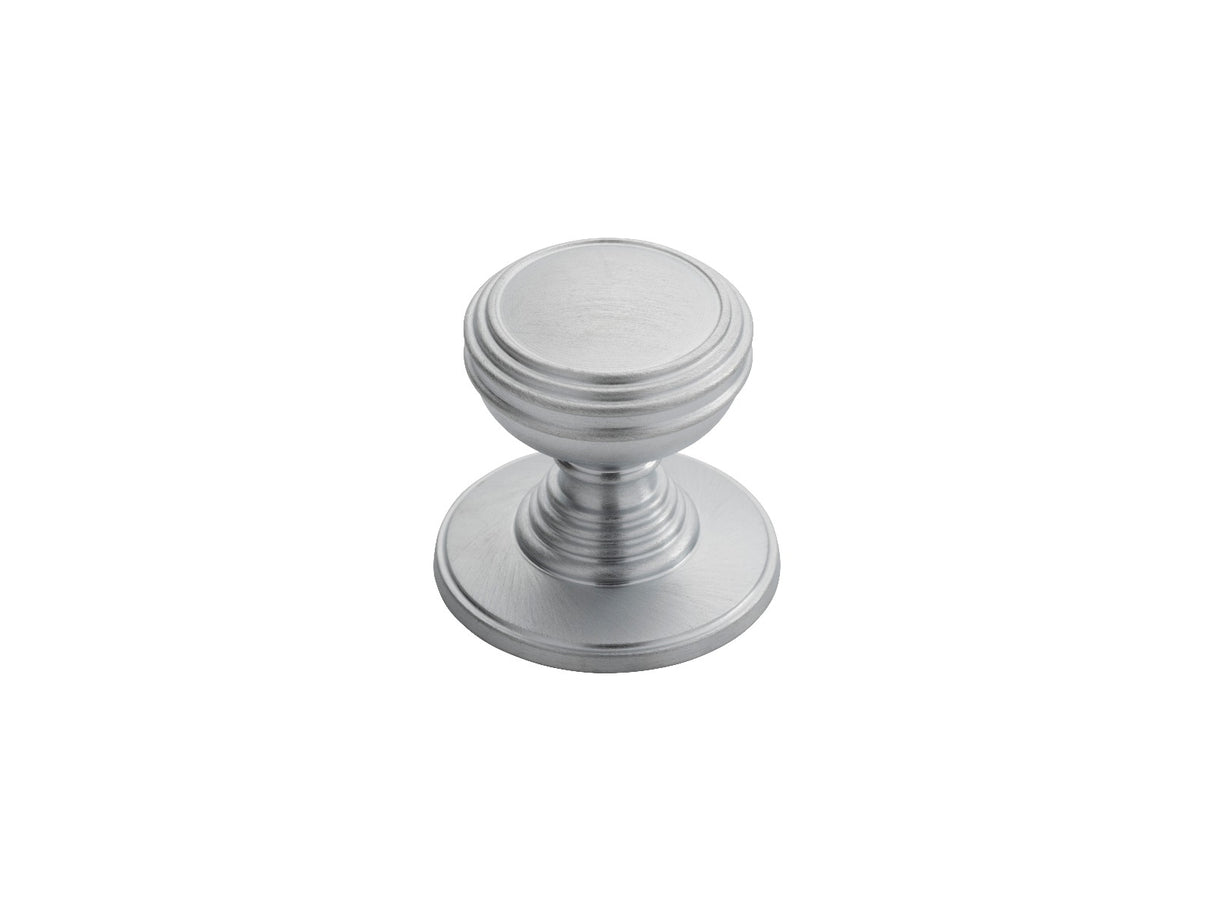 High quality image of Delamain - Plain Knob 30mm - Satin Chrome | Sku. dk47csc | Trade Door Handles.
