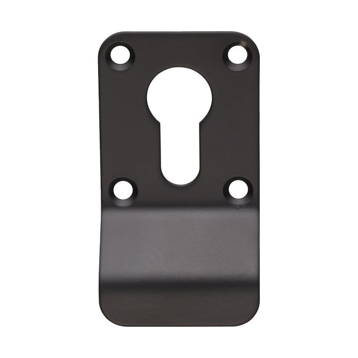 High quality image of Eurospec - Euro Profile Cylinder Pull - Matt Black | Sku. ecp1000mb | Trade Door Handles.