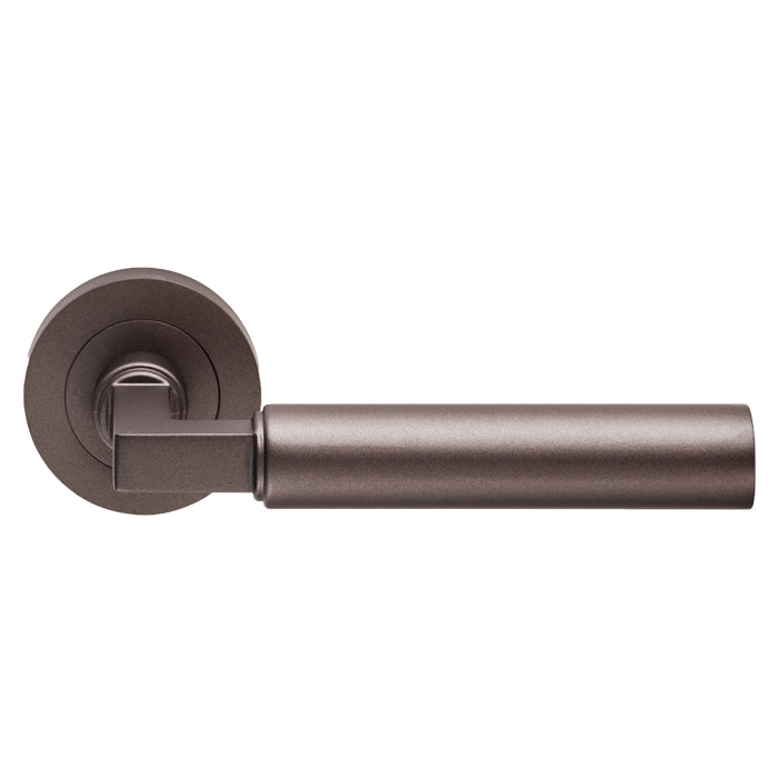 High quality image of Carlisle Brass - Amiata Lever on Rose - Matt Bronze | Sku. eul040mbrz | Trade Door Handles.