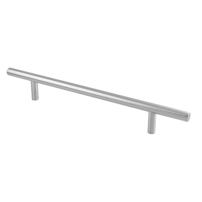 Eurospec Door Furniture Satin Stainless Steel / Pull Handles Eurospec - 19MM DIA. STRAIGHT T BAR PULL HANDLE G201 (300MM C/C) - SSS