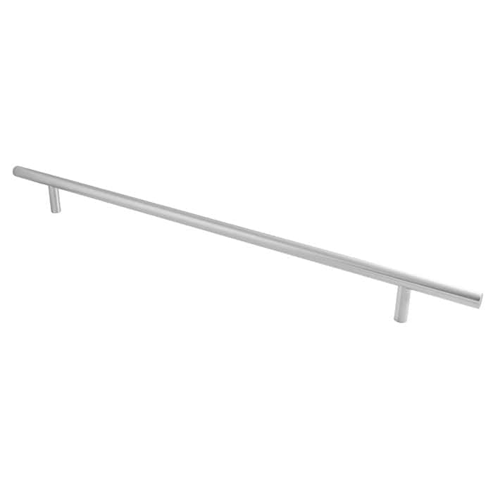 Eurospec Door Furniture Satin Stainless Steel / Pull Handles Eurospec - 19MM DIA. STRAIGHT T BAR PULL HANDLE G201 (600MM C/C) - SSS