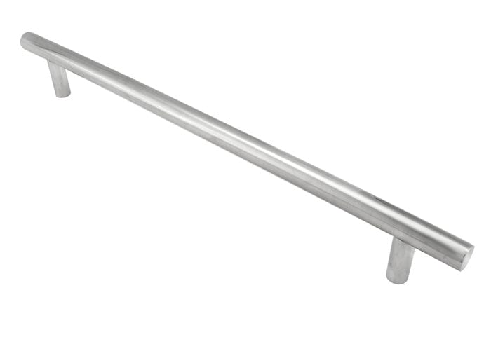 Eurospec Door Furniture Satin Stainless Steel / Pull Handles Eurospec - 22MM DIA. STRAIGHT T BAR PULL HANDLE G304 (450MM C/C) - SSS