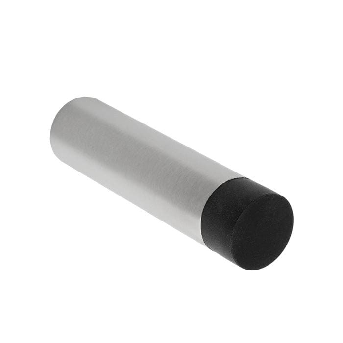 Eurospec Accessories Bright Stainless Steel / Door Stops Eurospec - 75 x 19mm - wall mounted doorstop - concealed fix - satin stainless steel
