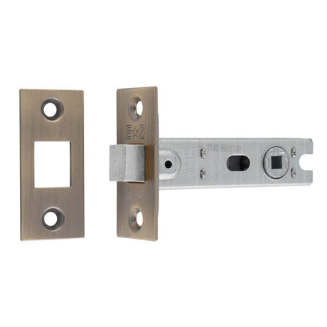 Eurospec Locks & Latches Antique Brass / Deadbolts Eurospec - Bolt-Through Tubular Deadbolt - Antique Brass - 76mm