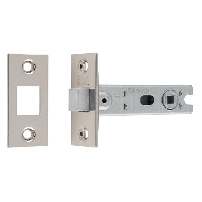 Eurospec Locks & Latches Polished Nickel / Deadbolts Eurospec - Bolt-Through Tubular Deadbolt - Polished Nickel - 76mm