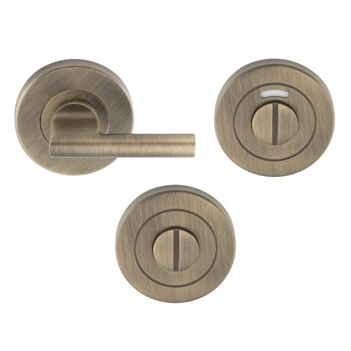 Eurospec Door Furniture Antique Brass / Yes / Easy Turn & Release Eurospec - Disabled Thumbturn & Release - Antique Brass