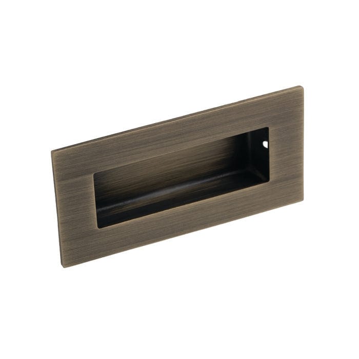 Eurospec Door Furniture Antique Brass / Flush Handle / Rectangular Eurospec - Flush Pull - Antique Brass