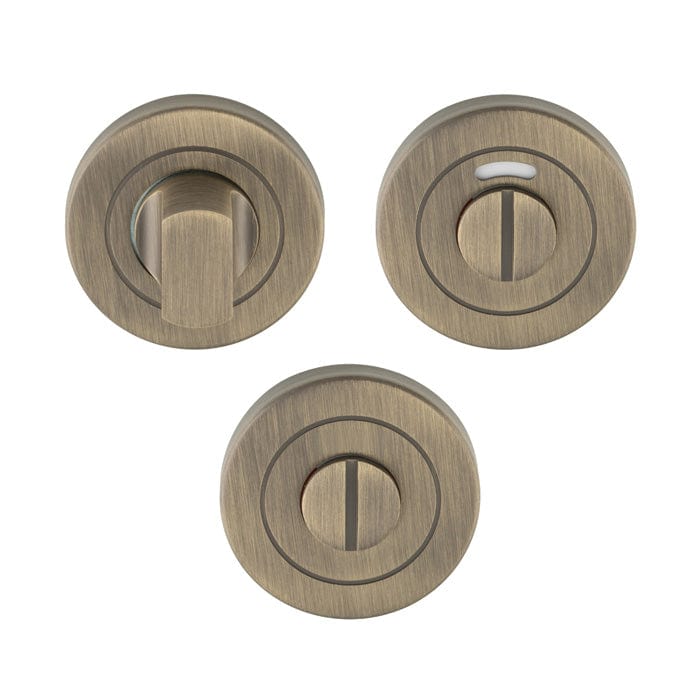 Eurospec Door Furniture Antique Brass / Yes Eurospec - Thumbturn and Release - Antique Brass