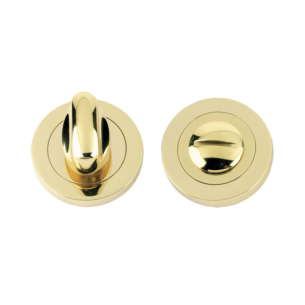 High quality image of the Fulton & Bray - 5mm Turn & Release 50mm dia. - PVD Brass | Sku. fb004pvd | available to order from Trade Door Handles.