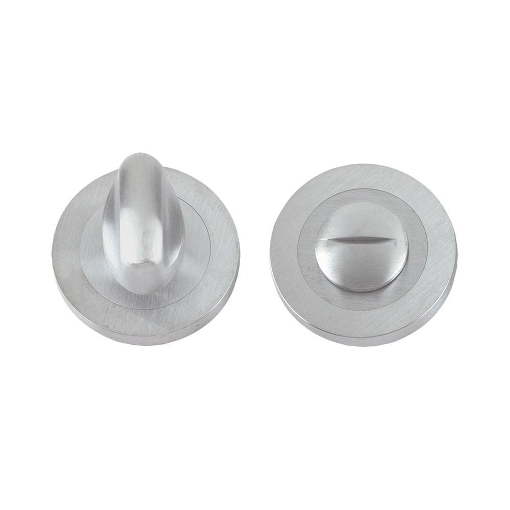 High quality image of the Fulton & Bray - 5mm Turn & Release 50mm dia. - Satin Chrome | Sku. fb004sc | available to order from Trade Door Handles.