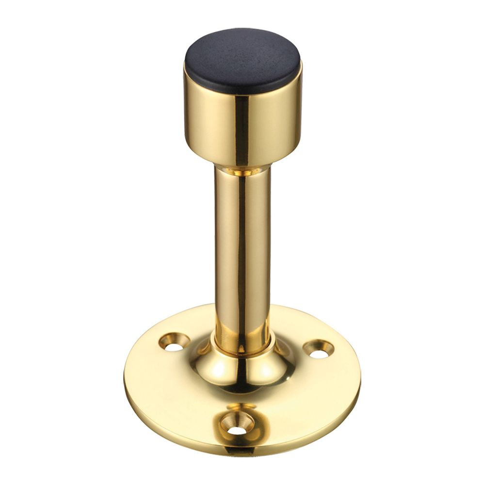 High quality image of the Fulton & Bray - Projection Door Stop - Polished Brass | Sku. fb16 | available to order from Trade Door Handles.