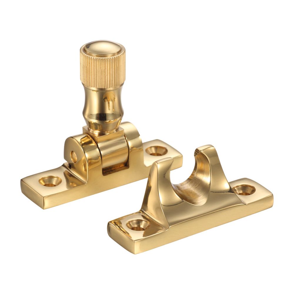 High quality image of the Fulton & Bray - Brighton Pattern Sash Fastener - Polished Brass | Sku. fb32 | available to order from Trade Door Handles.
