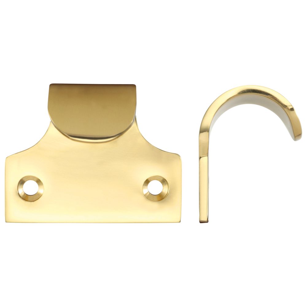 High quality image of the Fulton & Bray - Sash Lift -51 x 48mm - Standard - Polished Brass | Sku. fb33 | available to order from Trade Door Handles.